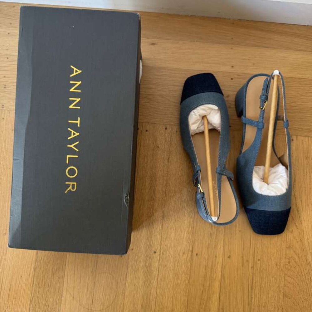 Chanel - Like Ann Taylor Two-Toned Slingbacks – Size 7 – New